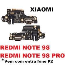 placa conector carga para xiaomi redmi note 9s note 9 pro novo
