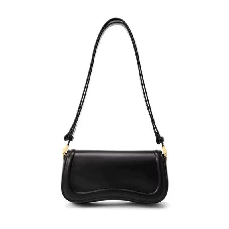 Bolsas Femininas De Ombro Transversal Baguete Com Alça De Corrente Para Festa Moda Blogueira novidade
