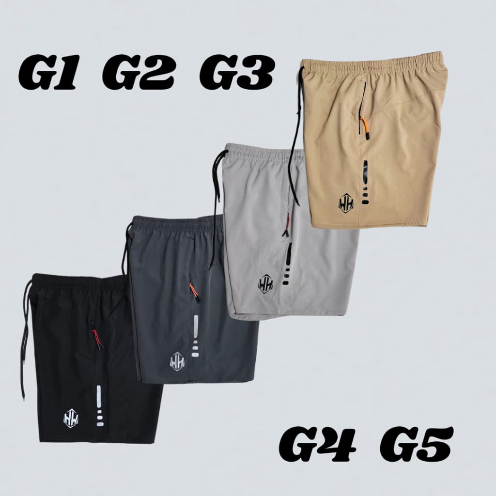 Kit 4 Bermudas Tactel Com Elastano Plus Size Masculina Short Academia Casual e Esportivo