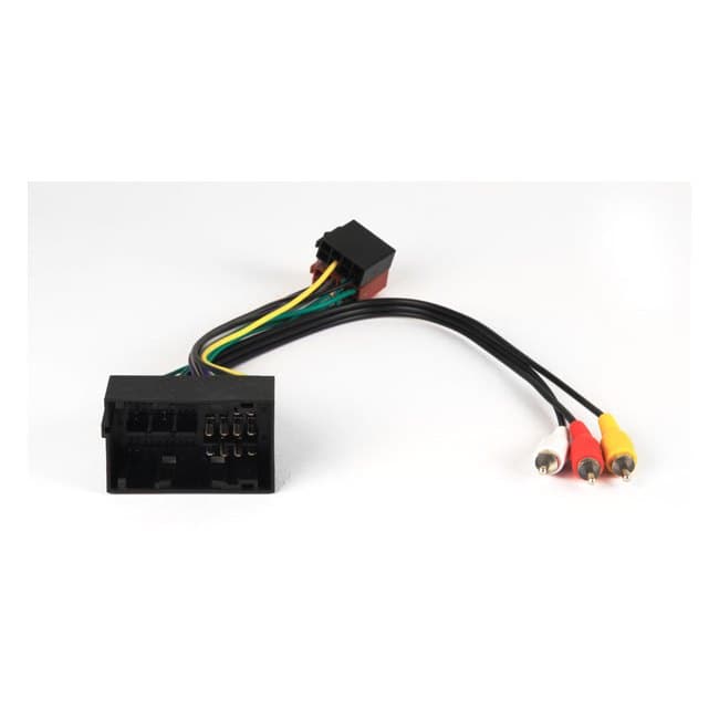 CHICOTE ISO 16 vias com RCA FIAT BRAVO PUNTO LINEA UNO MOBI TORO ARGO CRONOS JEEP RENEGADE 2015