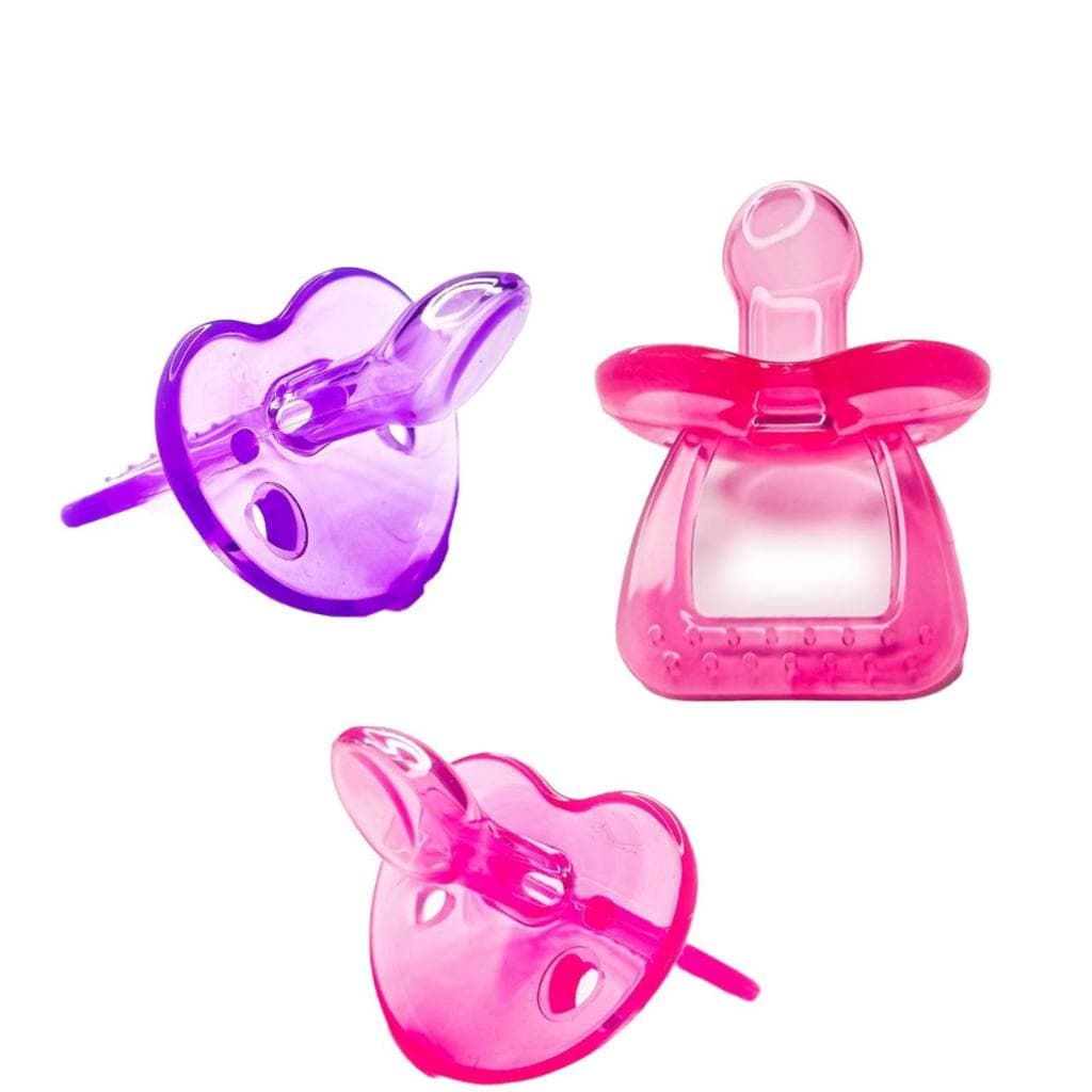 Chupeta Bico Chato (Ortodôntico) 100% Silicone Menino e Menina