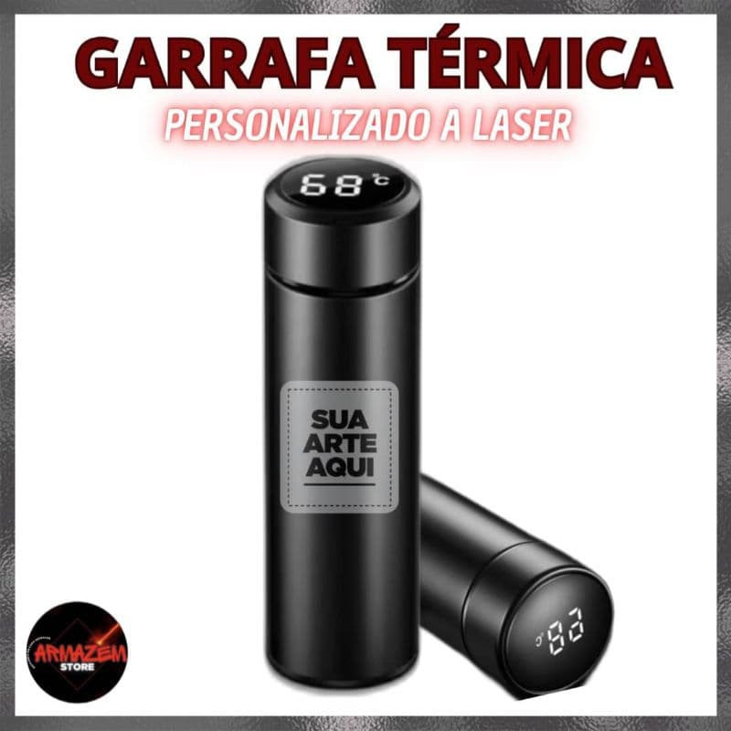 kit 5 Garrafas Térmicas Digital Personalizada –   Brinde perfeito.