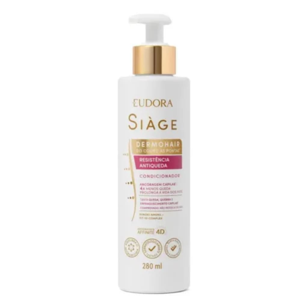 Eudora Condicionador Siàge Dermo Hair Resistência Antiqueda 280ml