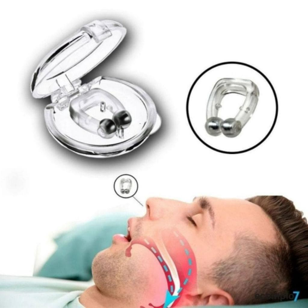 Até 5 Dispositivos Anti Ronco Clips Dilatadores Nasais Magnéticos para Melhorar o Sono e a Respiração