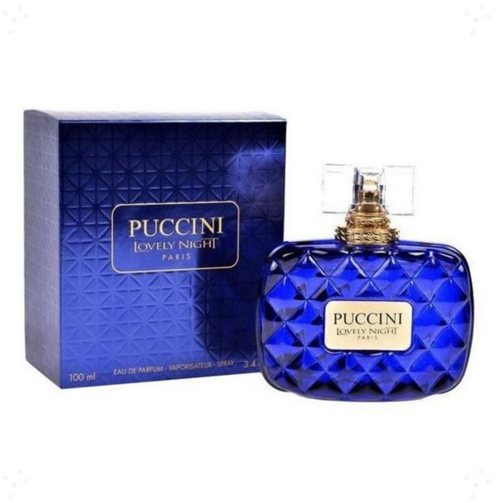 Perfume Puccini Lovely Night Blue EDP Feminino 100mL Original Lacrado Mulher