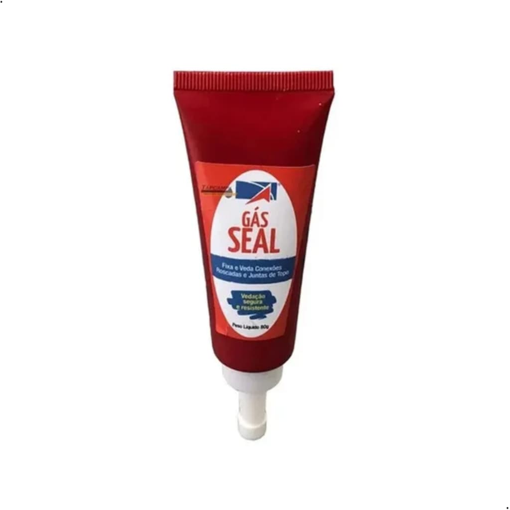 Veda Rosca Líquida Gás Seal 80g – Vedante Instantâneo para Conexões Canos e Juntas | 1 ou 2 Unidades