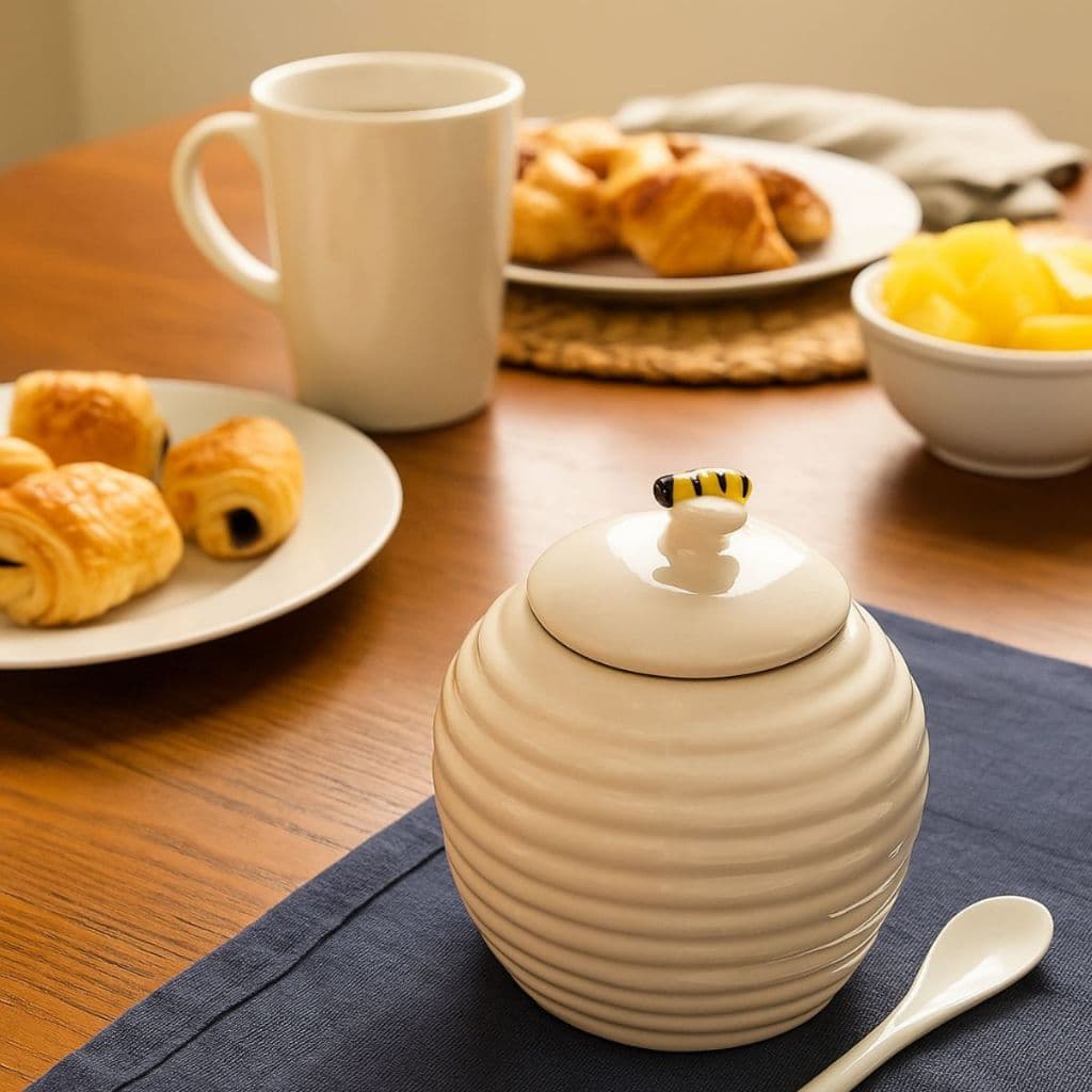 Açucareiro de Porcelana de Abelinha bee hauskraft