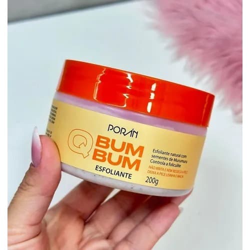 Esfoliante  Para O Bumbum natural Q Bum Bum Porán 200g