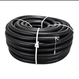 Conduite eletroduto 1/2 reforçado, preto, rolo 50 Metros, Dual Promoção