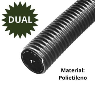 Conduite preto 1"rolo com 25 Metros- Dual