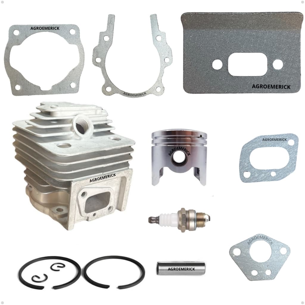 Kit Cilindro Com Pistão Para Roçadeira e Perfuradores de Solo a Gasolina 2T Tekna Toyama Terra 43cc 40mm