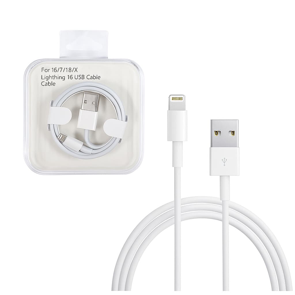 Carregador Cabo USB Lightning Compativel c/ iPhone iPad iPod