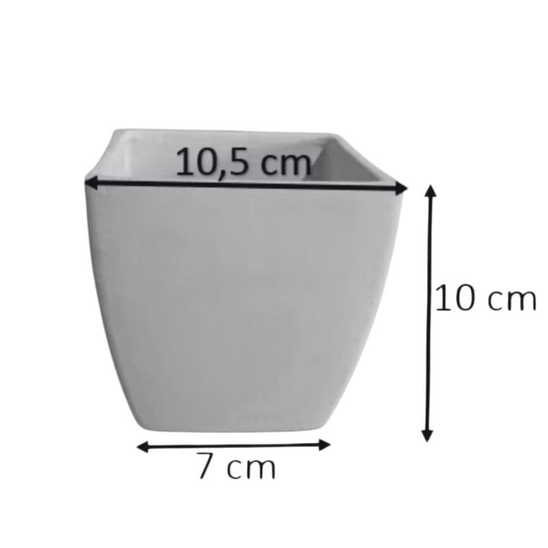 vaso cerâmica branca natural sem pintura/ ideal para flores secas/artificialkit 02 unidades
