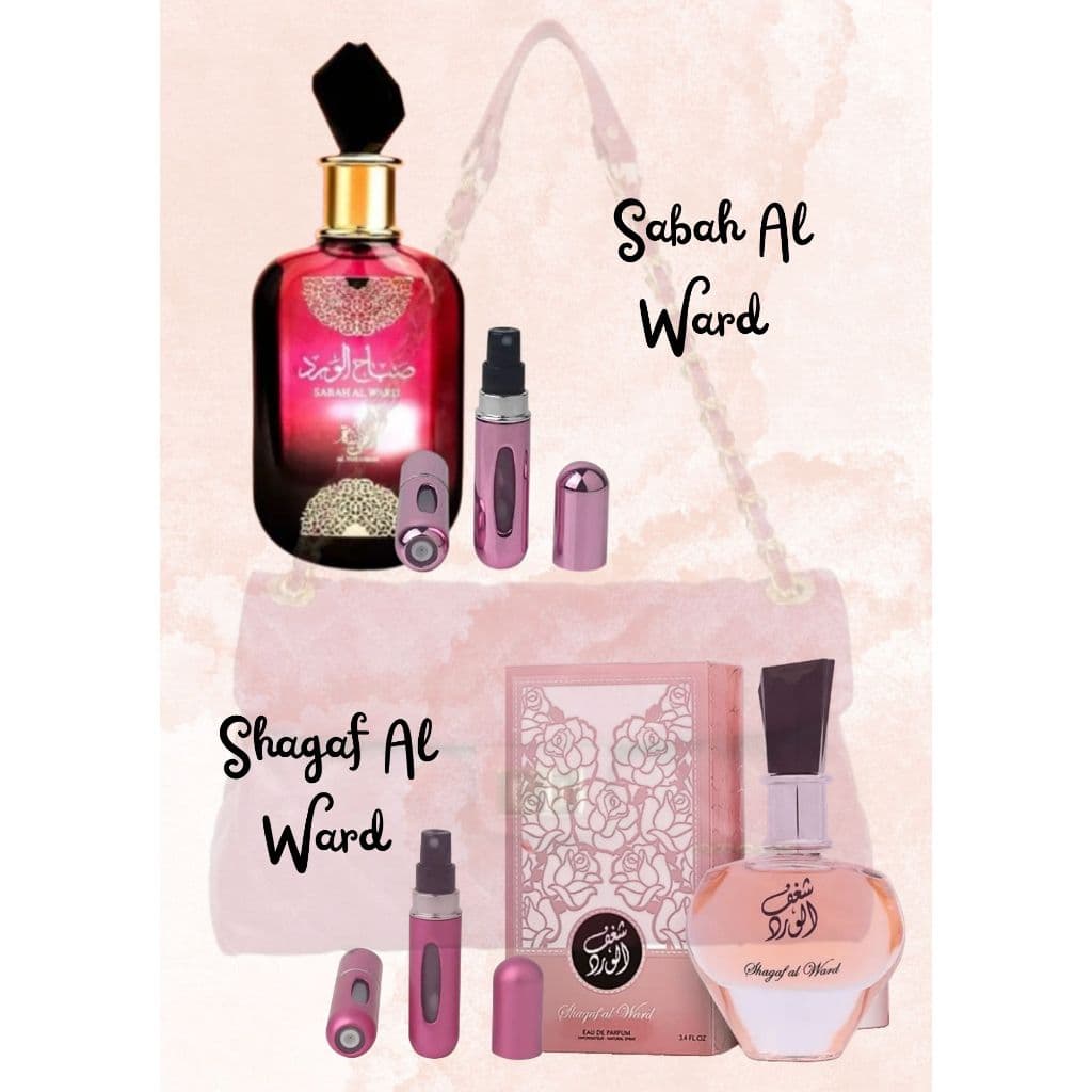 Perfume de Bolsa - Combo irresistivel: Shagaf + Sabah - com longa duração.... Aproveite a PROMOÇÃO!!!