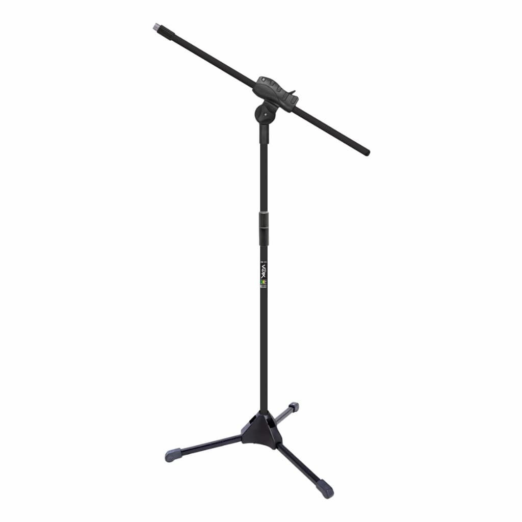 Pedestal Para Microfone Voik SMV-550 Girafa Retrátil Preto