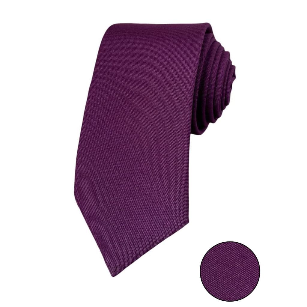 Gravata Roxa Lisa Fosca Para Padrinhos de Casamento, Noivos, Social Cor:Roxo