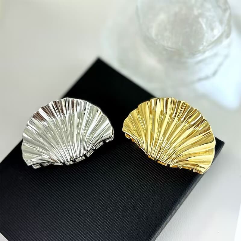 Clipe de concha Metal, clipe de tubarão de cabelo , acessórios de cabelo exclusivos e elegantes