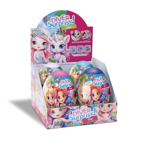 Boneca Diver Surprise Ovo Faz Xixi Com Surpresas Divertoys