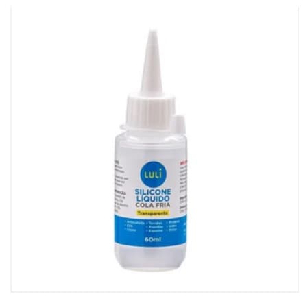 01Unidade de Cola de Silicone Líquida para Artesanato Luli / Cola Fria de 60ml