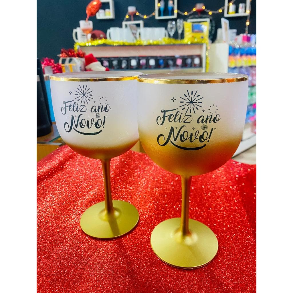 Taça De Gin 25 Unidade Degradê Personalizada