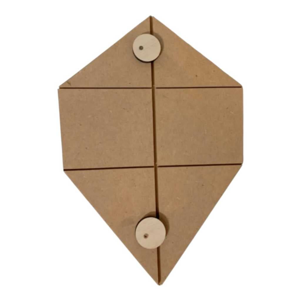 GABARITO DE MADEIRA PARA PIPA CACHORRO LOUCO 50 CM