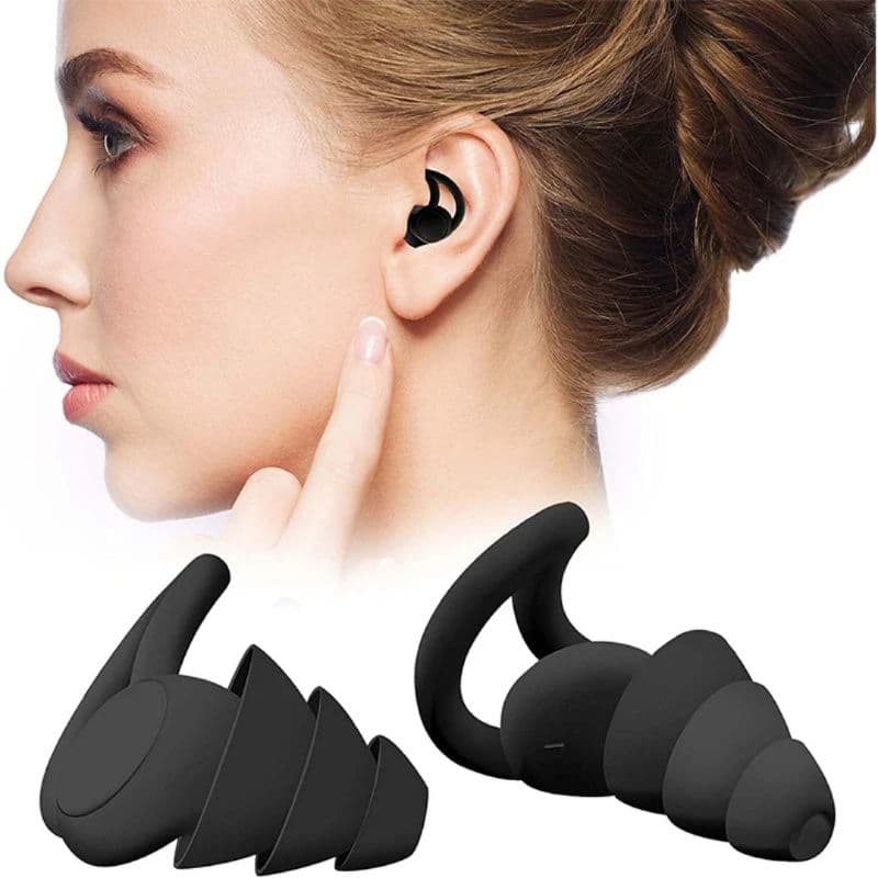 Tampão De Ouvido Auricular Protetor Antirúido Abafador Para Dormir