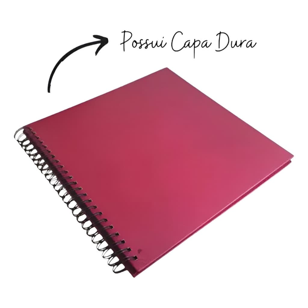 Álbum Para Scrapbook Livro De Assinaturas Pequeno Liso