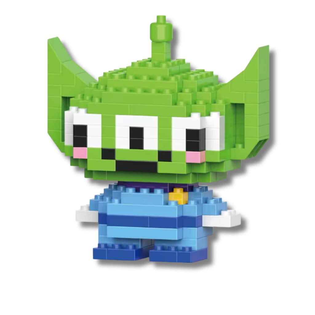 Mini Bloco de montar Allien do desenho animado Toy Story com 178 peças