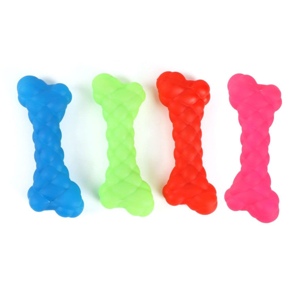 Brinquedo para Pet Cão | Osso Mordedor de Silicone