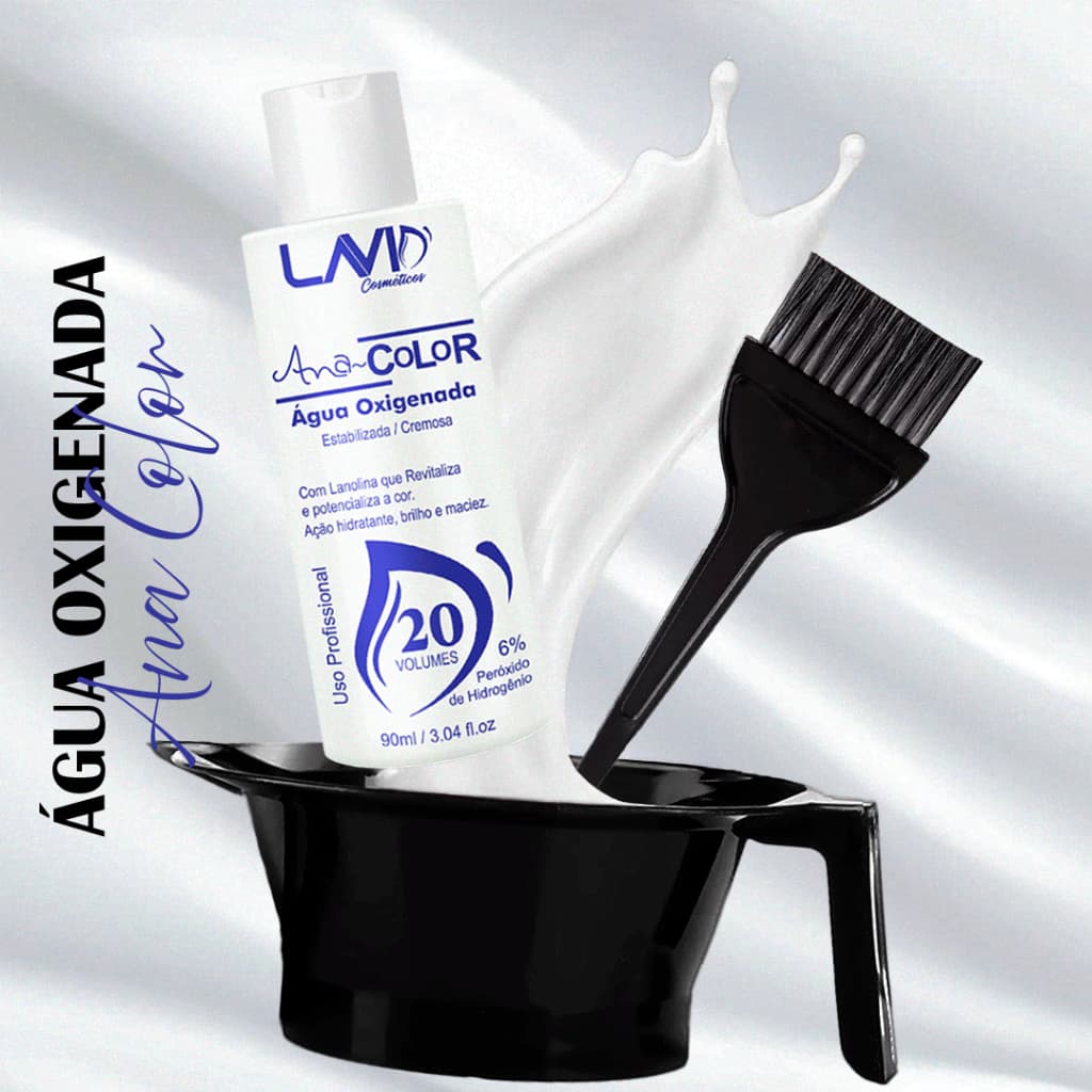 Agua Oxigenada OX 20Vol. 90ml AnaColor