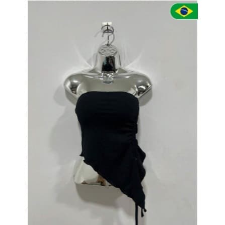 Cropped Tomara que Caia Laura Moda Blogueira Gringa Estilosa