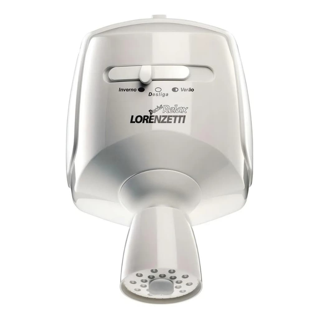 Chuveiro Elétrico De Parede Lorenzetti Relax Ultra Branco 220V/ 5500W