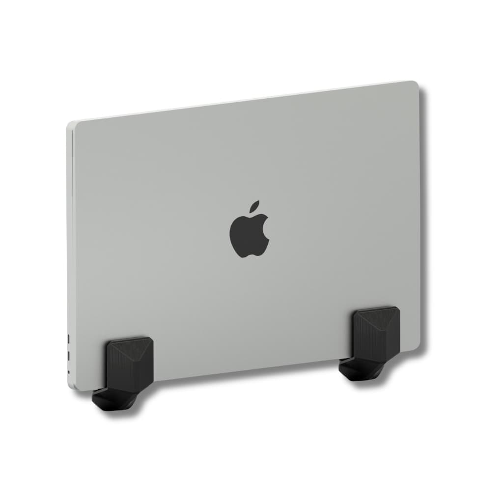 Suporte Stephan Para Notebook Vertical Parede C/ Parafuso Cor Preto