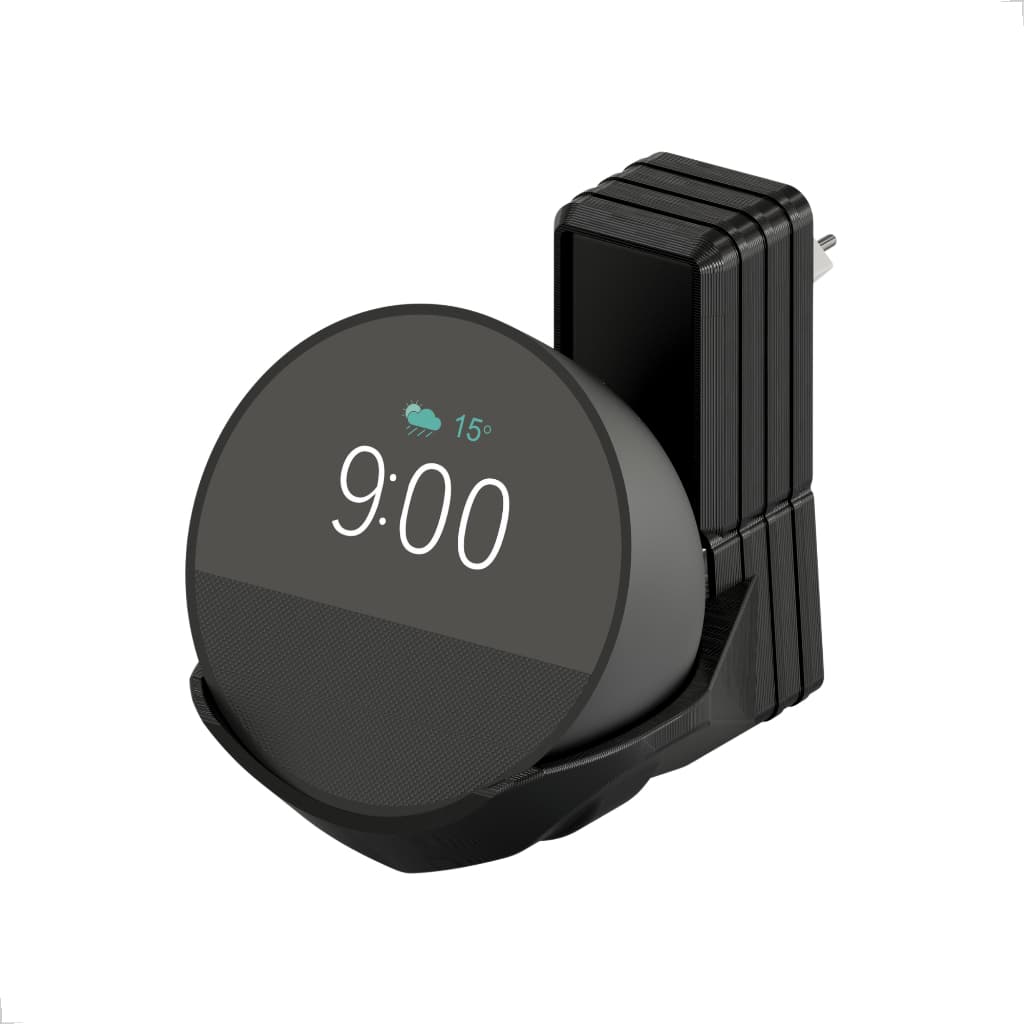 Suporte Caixa De Som Amazon Alexa Eco Echo Nova Spot Tomada