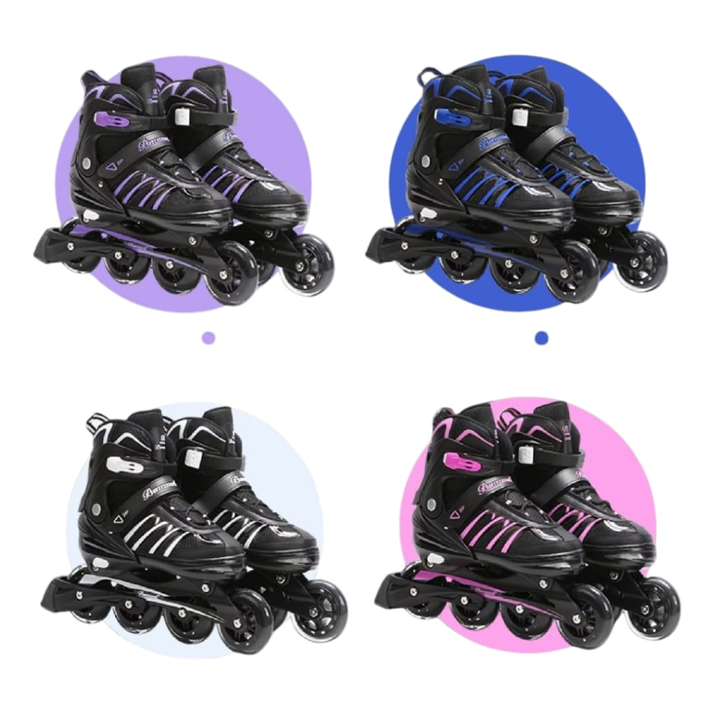 Patins roller  Inline ajustável Adulto profissional com freio