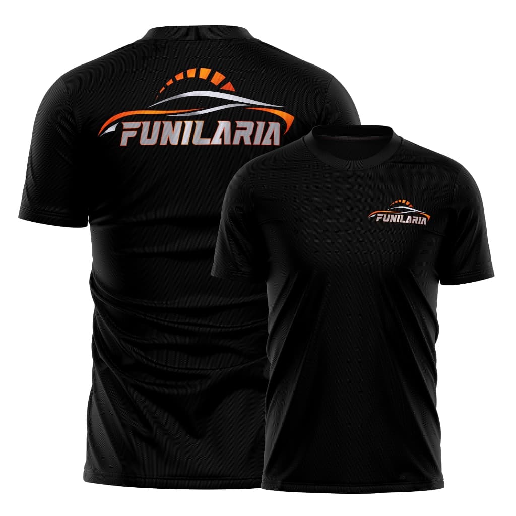 Camiseta Funileiro Profissional Uniforme Trabalho Funilaria Automotiva Dry Fit Confortável Masculina