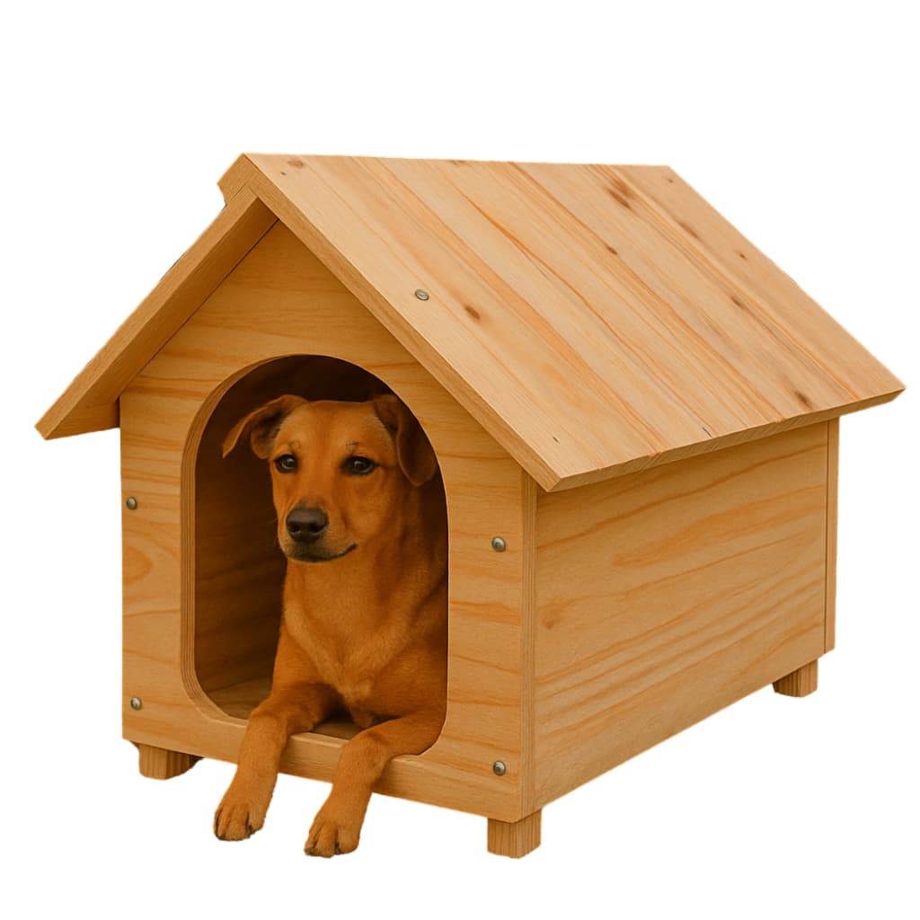 Casinha de Madeira N3 Para Cachorro Caes Porte Pequeno Medio Casa Pet Numero 3 Promoção Tamanho 3