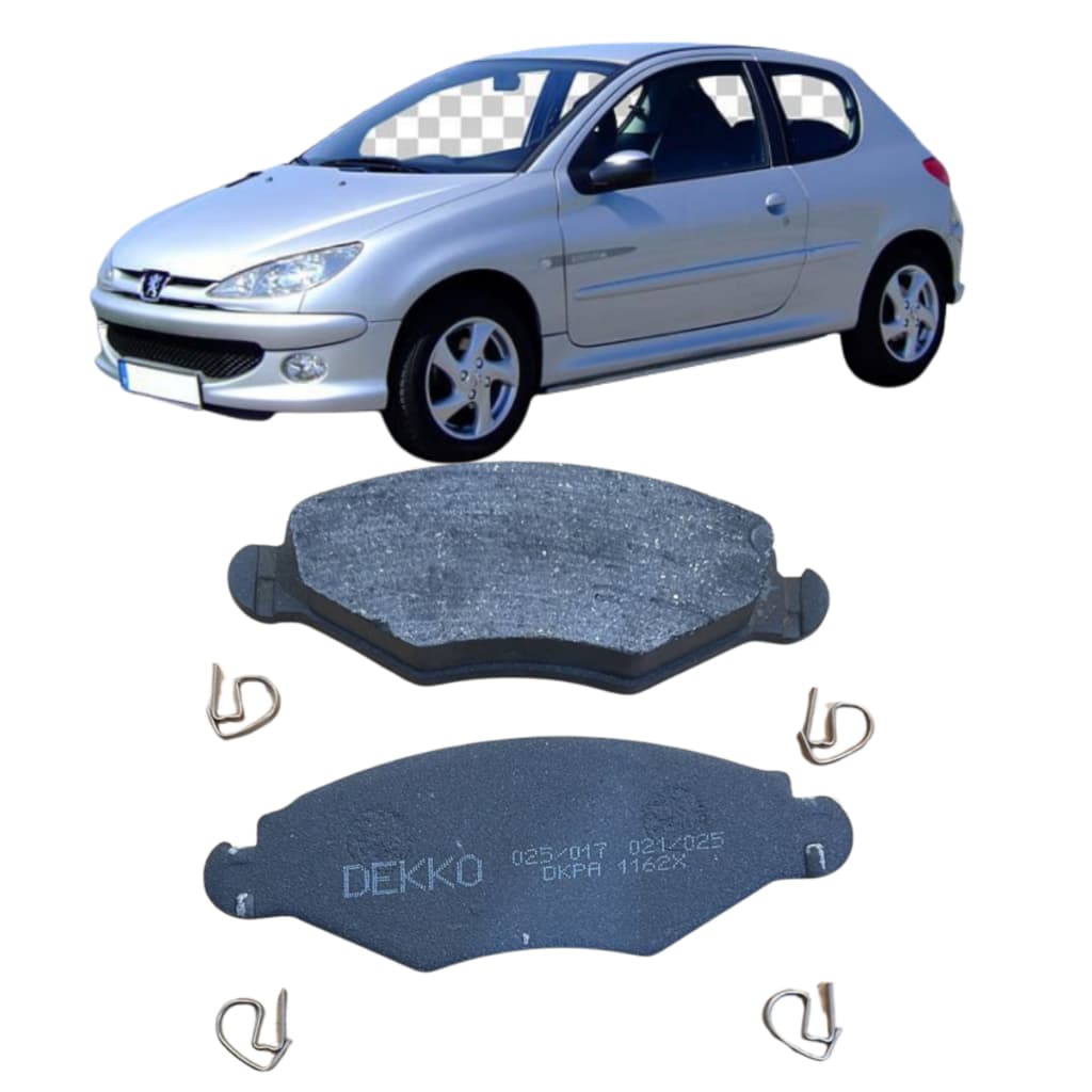 Pastilha de Freio Dianteira Peugeot 206 1.0 1.4 2000 a 2010