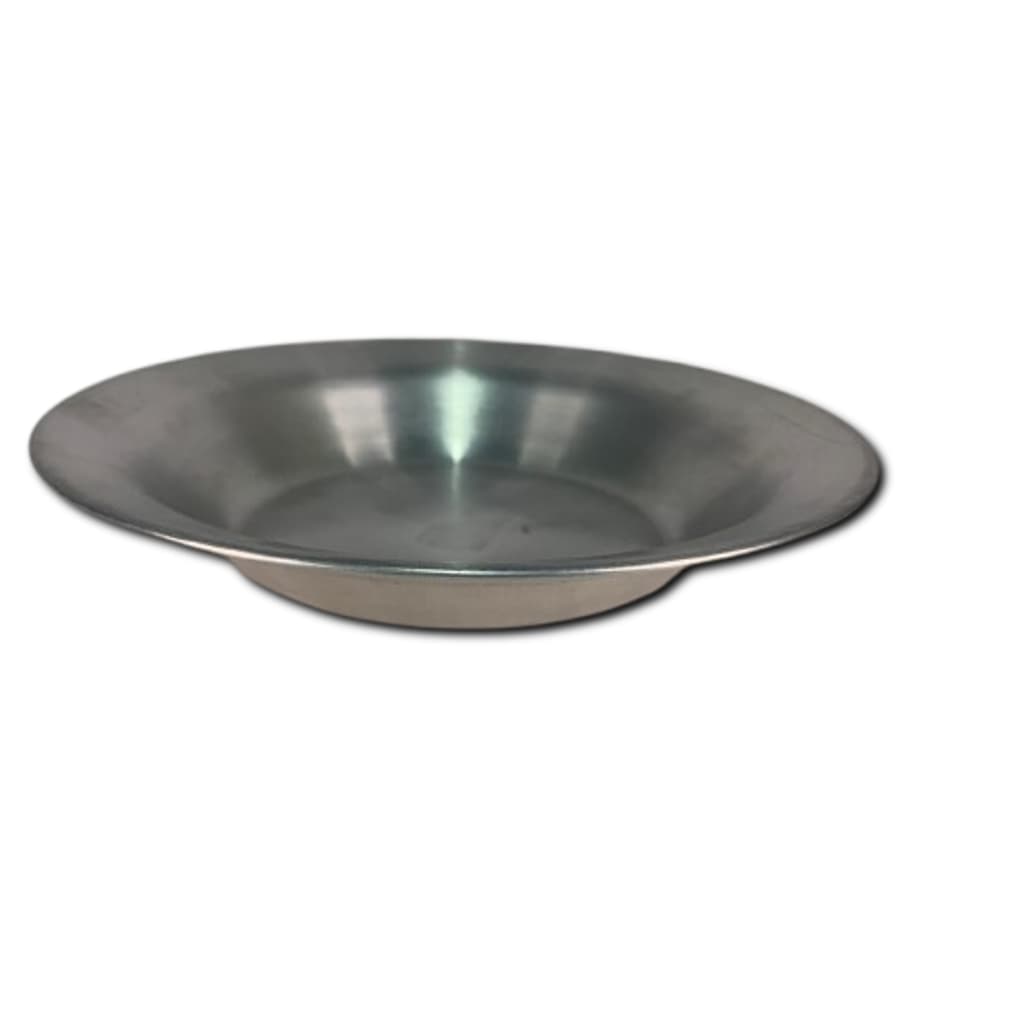 Kit 6 Pratos De Alumínio N 22 Artigo P/ Servir Prato Cozinha Polido