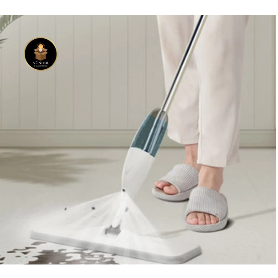 Mop Spray Magico Com Reservatorio Rodo De Limpeza Microfibra Refil