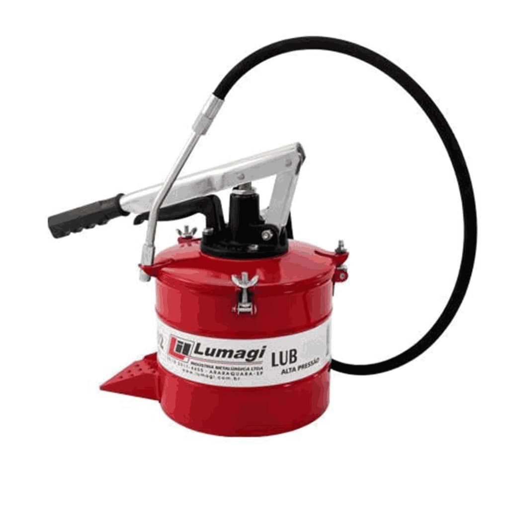 Bomba Graxa Engraxadeira Manual Graxeira 4 Kg Alta Pressão - LUMAGI - LINHA PREMIUM