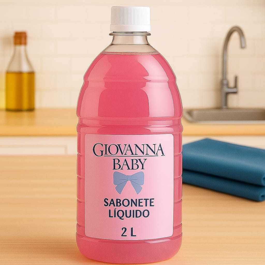 Sabonete Liquido Fix 2 Litros  Giovanna Baby Aroma Marcante Envio Imediato