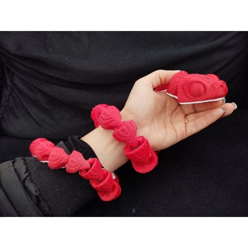 Cobra flexi/vermelha/brinquedo divertido/leve
