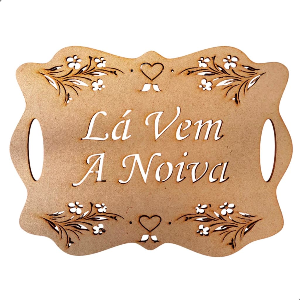 Plaquinha MDF Casamento 30x22cm Frases Prontas Decorativa Cerimônia Entrada Crianças Casal Noivos Não Personalizável