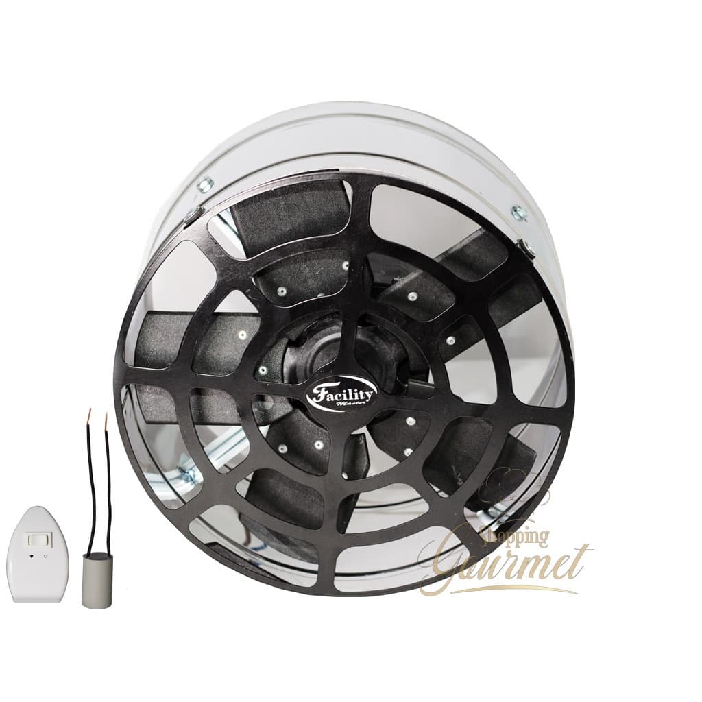 Exaustor Ventilador Inox 30Cm Alta Vazão Blindado Para Cozinha Cabine De Pinturas Churrasqueira Coifas