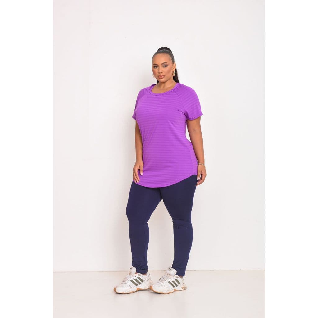 Blusa Long Line Dray  Feminina Academia Tampa Frente Costa