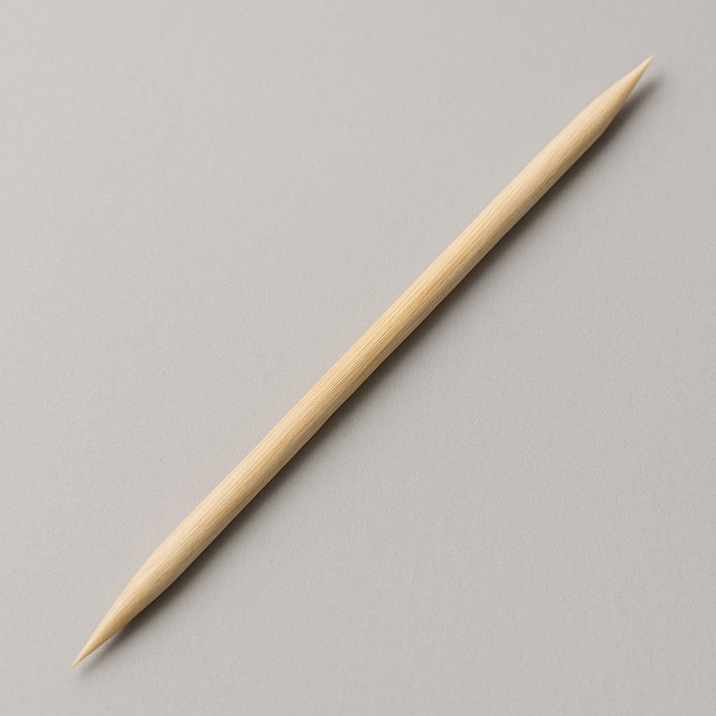 Palito para Manicure Bambu – Pontiagudo 14 cm Embalagem com 100 Unidades