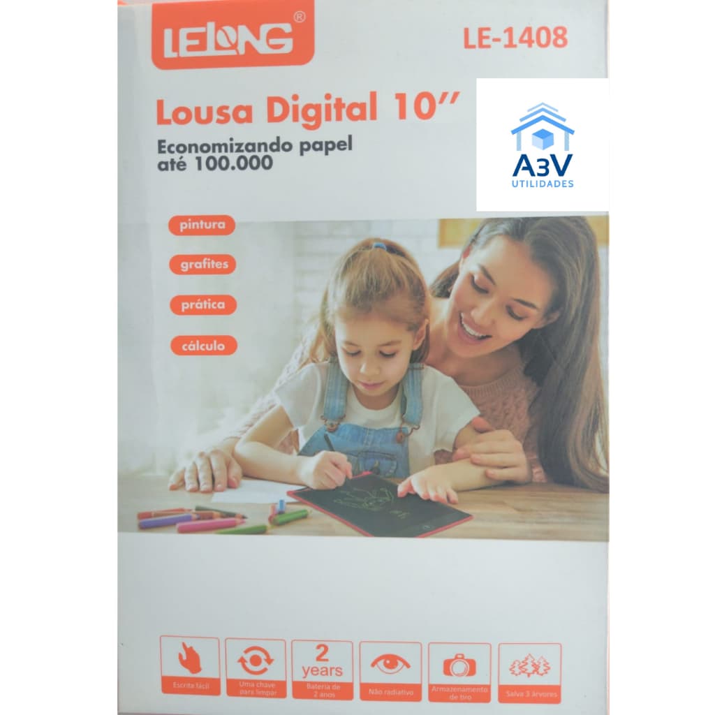 Lousa Digital 10 polegadas Lelong LE-1408 / Lousa Mágica