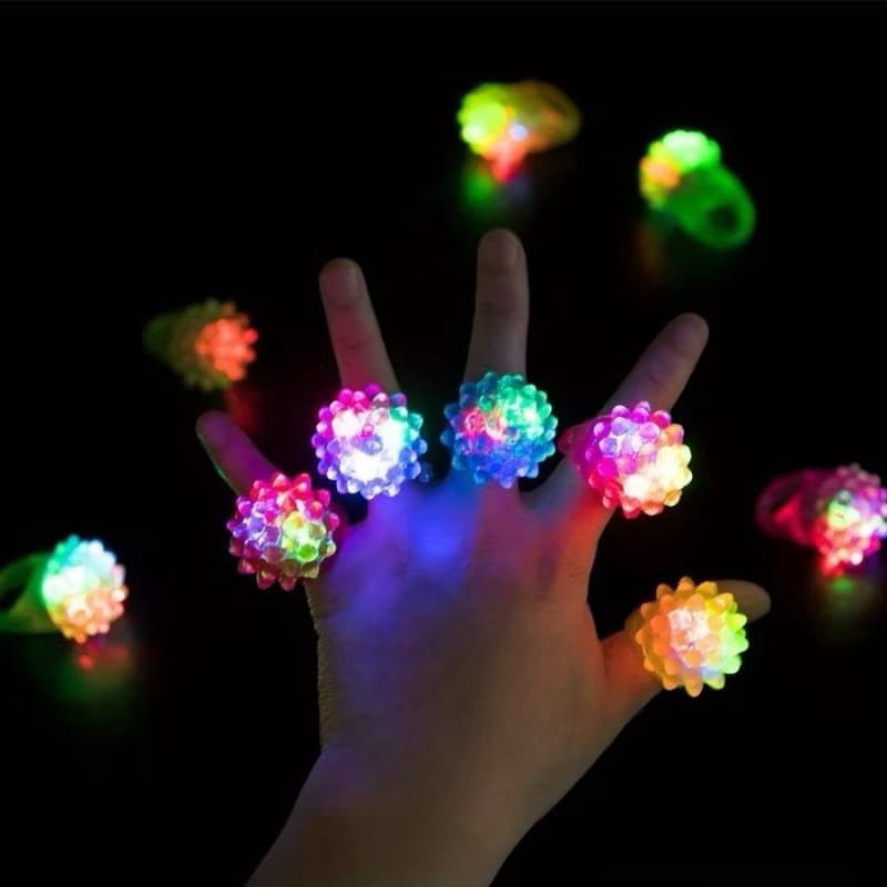 kit 5/10/20 LED Iluminam Os Piscando De Geléia De Leds Brinquedo De Dedo Brilham No Concerto Escuro De Casamento
