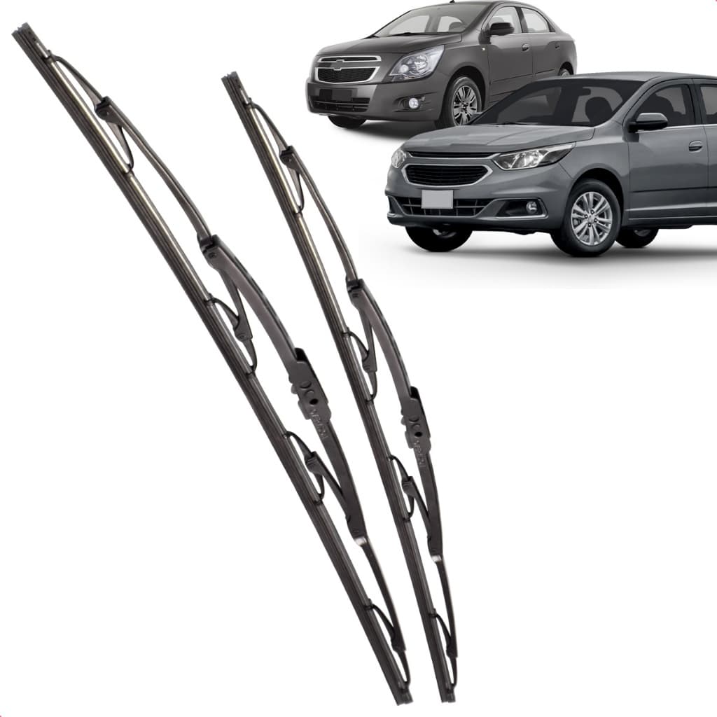 Par Palheta Dianteira Limpadora de Para-brisa Cobalt 2012 a 2020 de Ferro